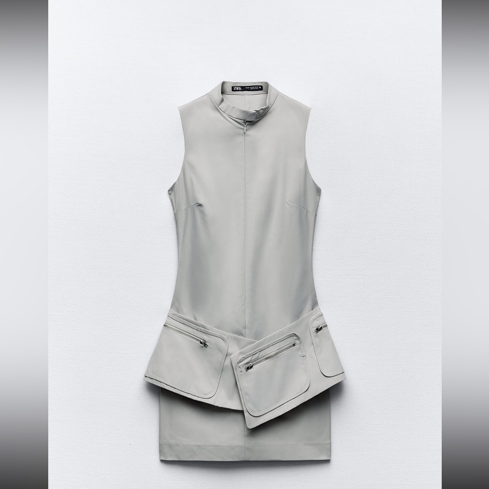 Zara Belted Short Dress w/ Pockets